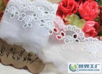 环保染色优质、棉线刺绣花边_纺织、皮革